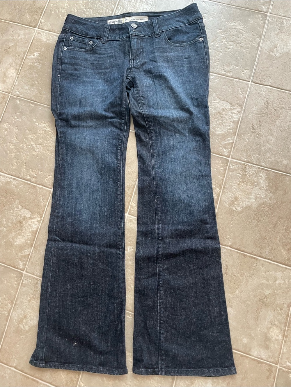 Charlotte Russe Dark Indigo Flared Jeans Y2K